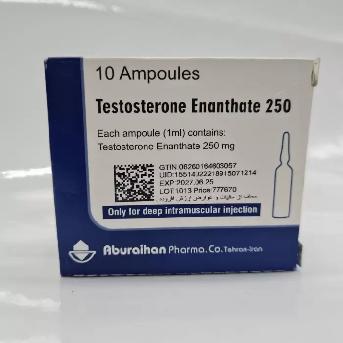 Testosterone E ABURAIHAN 250MG\ML 10 ампул (ОРИГИНАЛ)