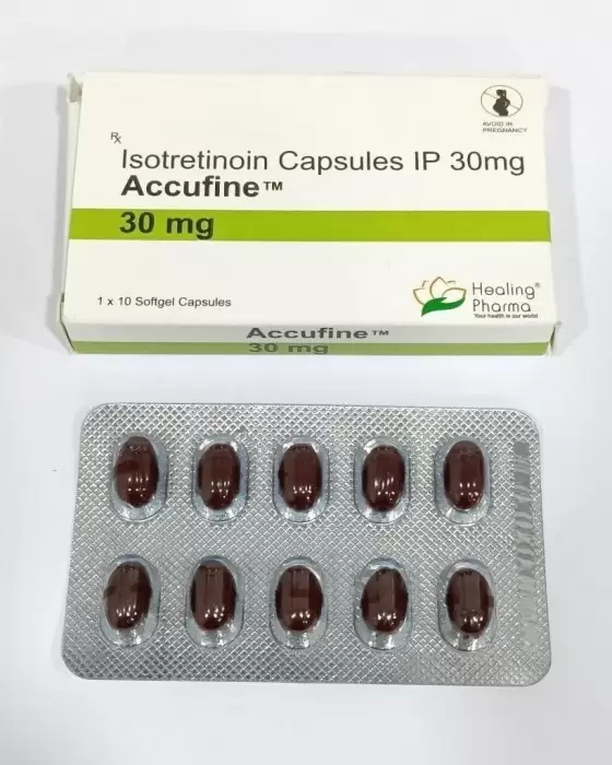 ISOTRETINOIN CAPS 30MG\TAB 10 ТАБ (ПРОТИВ АКНЕ)
