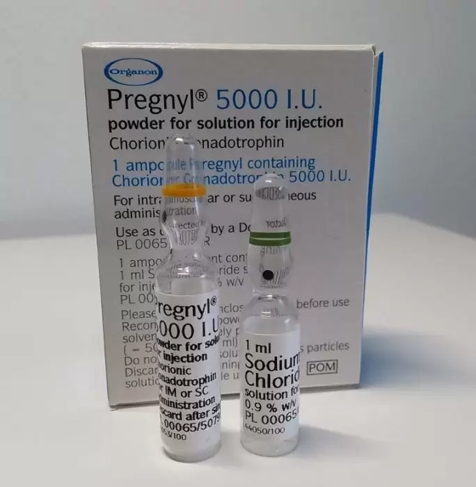Pregnyl (Прегнил) 5000 Аптека Турция, с раствором