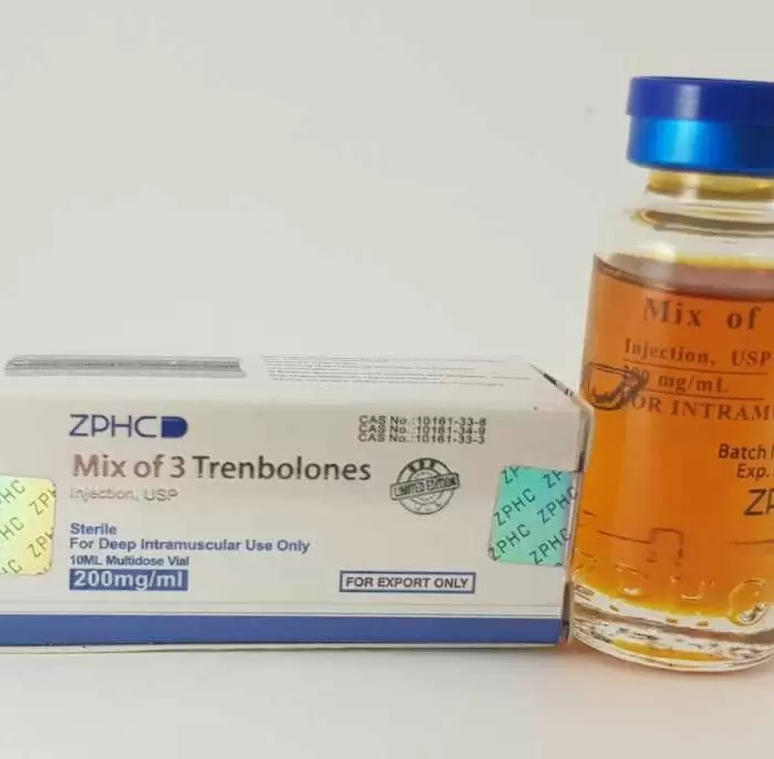 ZPHC Mix of 3 Trenbolones U.S.P  (реплика)  1ml 200mg (три трен), 10 мл.