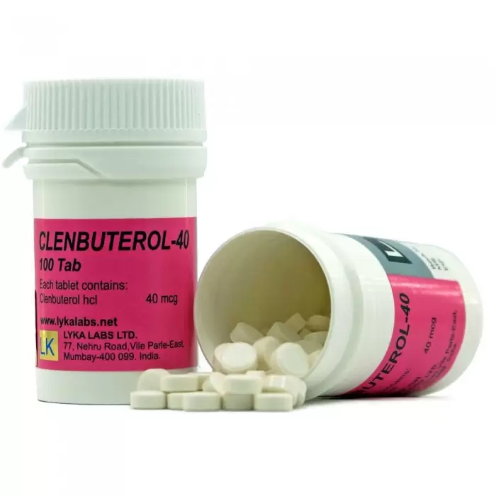 Clenbuterol Lyka Labs - 40мкг\таб - цена за 100таб.