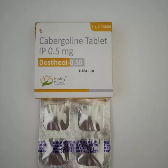Cabergolin Tablet IP 0.5 MG\TAB 4 таблетки
