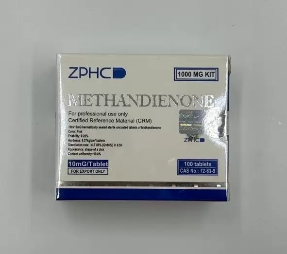 Methandienone ZPHC new 10mg/tab 100 таб.