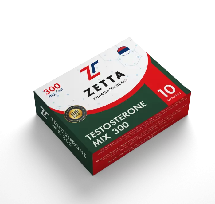 Zetta testosterone Mix 300mg/ml - цена за 10 ампул