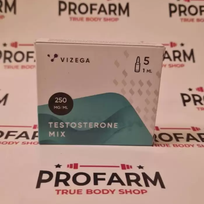 Testosterone MIX Vizega 5 ампул 250мг/мл
