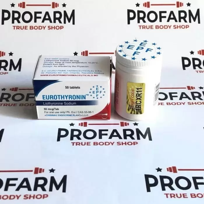 Т3 тироксин EPF EUROTHYRONIN 50MCG/TAB - ЦЕНА ЗА 50 ТАБ