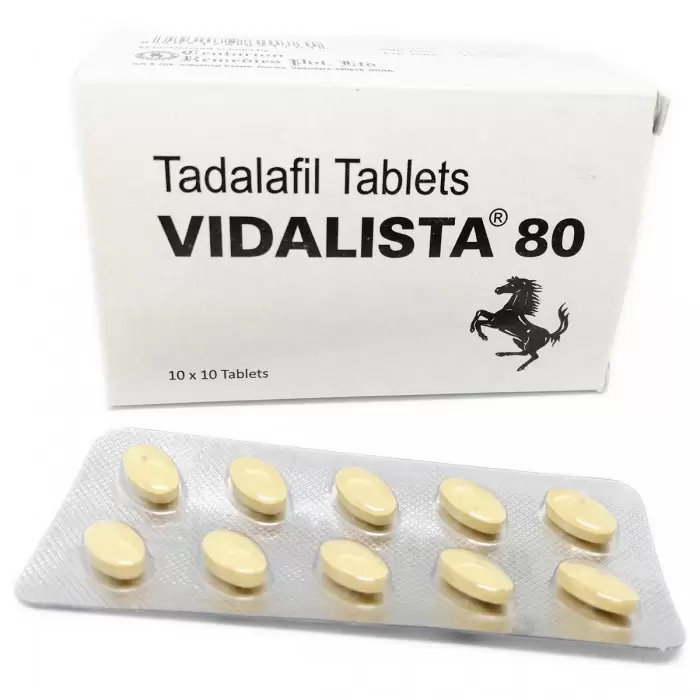 Vidalista Tadalafil Tablets 80mg/таб 10таб