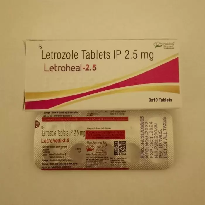 Letrozole Tablets IP 2.5mg\tab - ЦЕНА ЗА 10 ТАБ