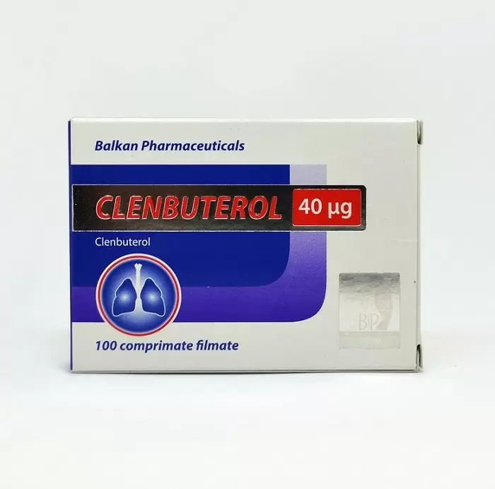 Clenbuterol 40мкг\таб - цена за 100 таб.