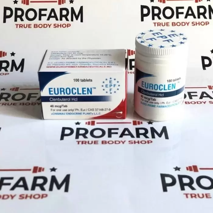 Кленбутерол EPF EUROCLEN 40MCG/TAB - ЦЕНА ЗА 100 ТАБ