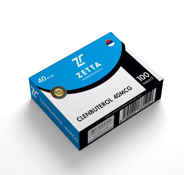 Clenbuterol ZETTA 40mcg/tab - ЦЕНА ЗА100ТАБ