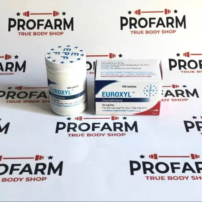 Оксиметалон EPF EUROXYL 25MG/TAB - ЦЕНА ЗА 100 ТАБ